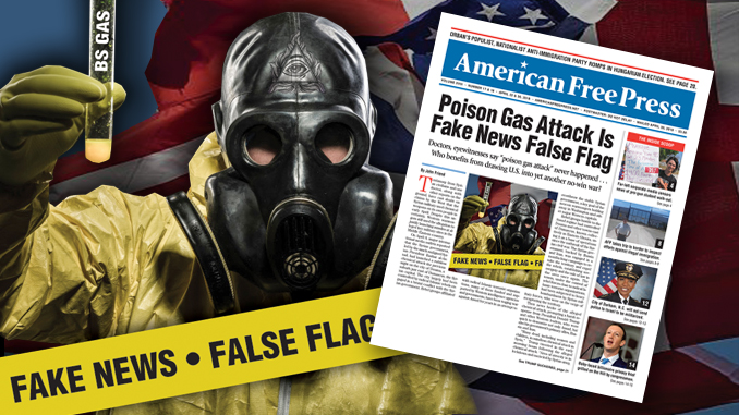 Poison Gas Attack Is Fake News False Flag